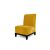 Velvet Chair Armless Gold