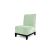 Velvet Chair Armless Mint 
