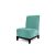 Velvet Chair Armless Tiffany Blue