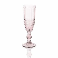 Bella Pink Champagne Flute (36 Racks)