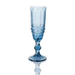 Bella Blue Champagne Flute (36 Racks)