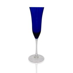 Saint Louis Champagne Goblet (Cobalt Blue)