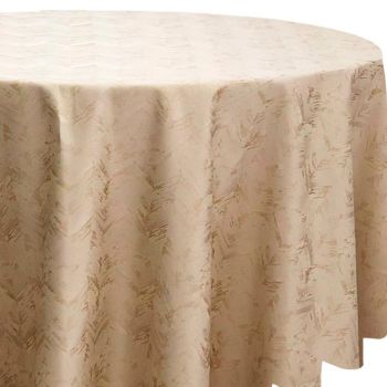 Zig Zag - Ivory - 108" Round