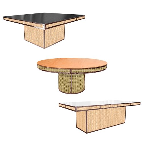 Coco Dining Table Rose Gold