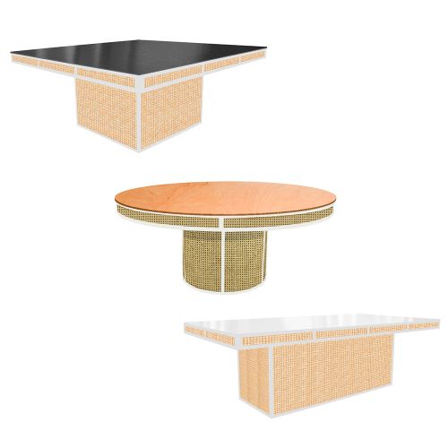 Coco Dining Table White