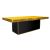 Stella Dining Table Gold 48"x96" Rectangular Insert Black - Top Yellow