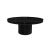 Reflection Dining Table Black 72" Round
