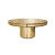 Reflection Dining Table Gold 72" Round