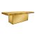 Reflection Dining Table Gold 48"x96" Rectangular