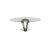 Diamond Dining Table Silver Round 60”