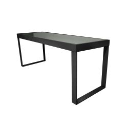 Reflection Dining Table Black U Shape