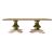 Stainless steel Tuscan Dining Table Gold 48"x 96" Rectangular