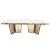 Varona Reflection Dining Table Frame Gold (Acrylic White Top)
