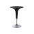 Contemporary Cocktail Table Scoop Black (Adjustable)