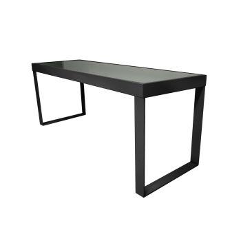 Reflection Highboy Table U Shape Black