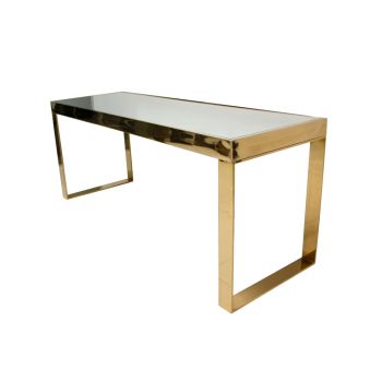Reflection Highboy Table U Shape Gold