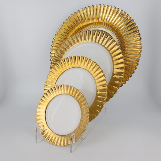 Daphne Gold Dinner Plate