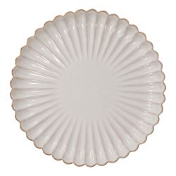 Petal Charger Plate Bone