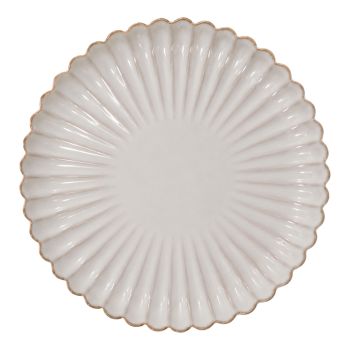 Petal Charger Plate Bone