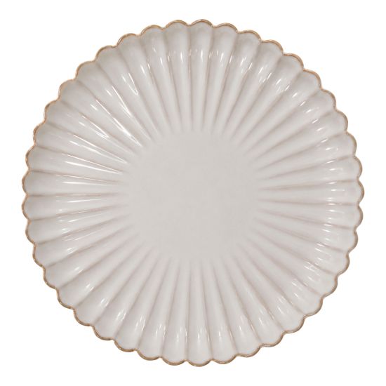 Petal Charger Plate Bone