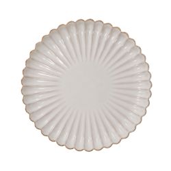 Petal Dinner Plate Bone