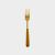 Acrylic Amber Handle Dinner Fork Gold Set 10 Acrylic Amber Handle Dinner Fork Gold Set 10