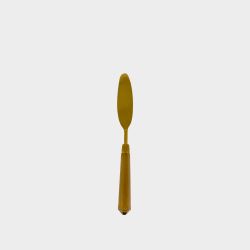 Acrylic Amber Butter Knife Gold Set 10