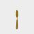 Acrylic Amber Butter Knife Gold Set 10 Acrylic Amber Butter Knife Gold Set 10