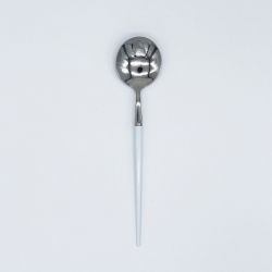 GOA Flatware Dinner Spoon Silver - White