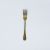 Modern Flatware Dessert Fork Gold Set 10 Modern Flatware Dessert Fork Gold Set 10
