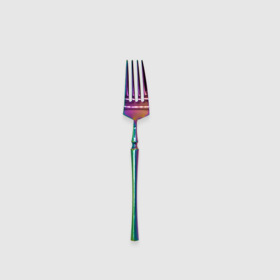 Timeless Flatware Dessert Fork Rainbow Set 10