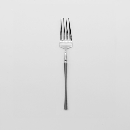 Timeless Flatware Dinner Fork Shinny Silver Set 10
