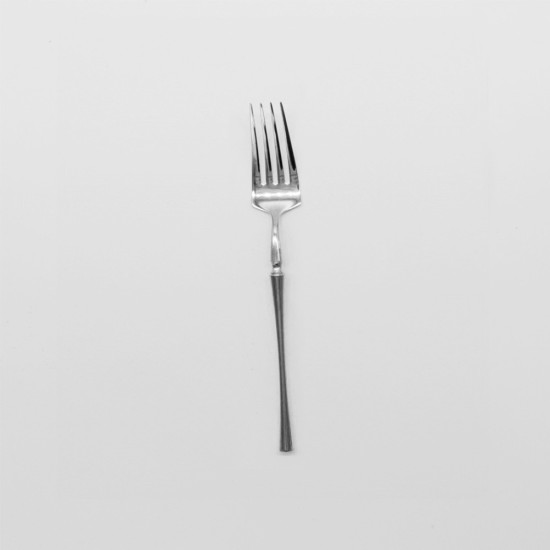 Timeless Flatware Dessert Fork Shinny Silver Set 10