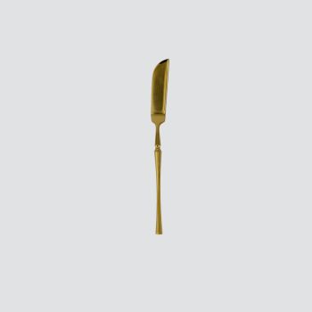 Timeless Flatware Butter Knife Shinny Gold Set 10