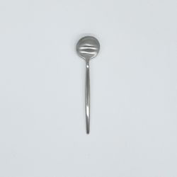 Urban Flatware Dessert Spoon Matte Silver Set 10