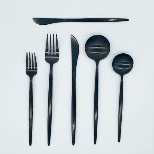 Urban Flatware Matte Black