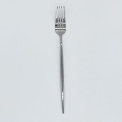 Urban Flatware Dinner Fork Shiny Silver Set 10 