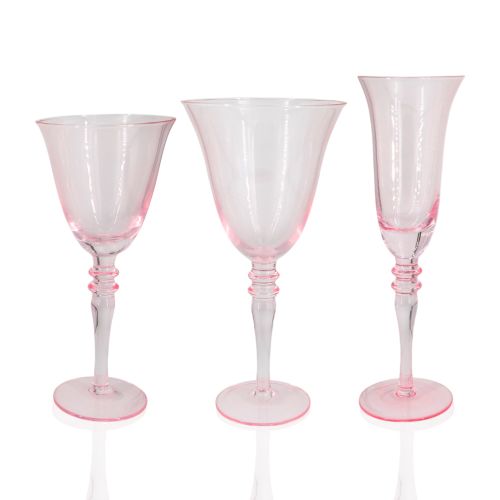 All Purpose Baby Pink Glassware