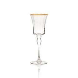 Marie Water Glass Gold (16 Rack)