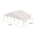 Heavy Duty Structure 82'x50' Silver Frame White Top