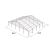 Heavy Duty Structure 82'x66' Silver Frame Clear Top