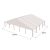 Heavy Duty Structure 82'x66' Silver Frame White Top