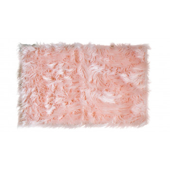 Faux Fur Carpet (Pink)