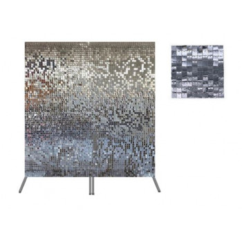 Sequin Wall Panel (Silver)