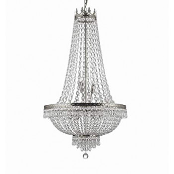 French Silver Chandelier 