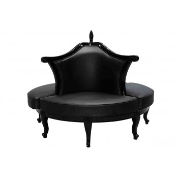 Empress Banquette 60" D x 18"H seat ( Black)