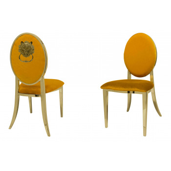 Lion Chair (Gold-Yellow)