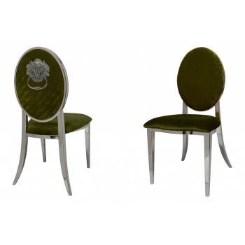 Lion Chair (Silver-Moss)