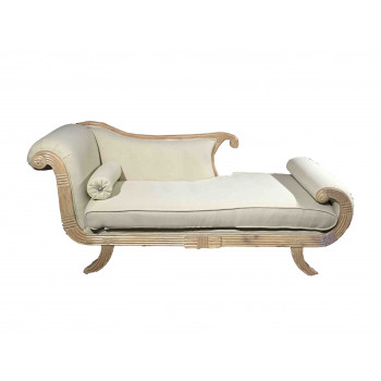 Vintage Chaise Lounge (Right) (Taupe)