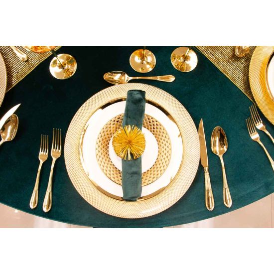 Silver dessert fork with modern rounded handle, chic disposable flatware set of 10 for cakes, dessert bars, and wedding receptions.